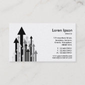 白黒矢の森林II - (プラチナ) 名刺 (裏面)