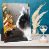 白黒矮兎 フォトプラーク (側面)