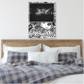 白黒社交ダンス キャンバスプリント (インサイチュ (寝室))