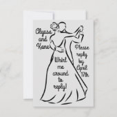 白黒社交ダンス 出欠カード (正面)