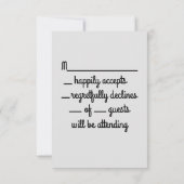 白黒社交ダンス 出欠カード (裏面)