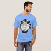 白黒禅 Tシャツ (正面フル)