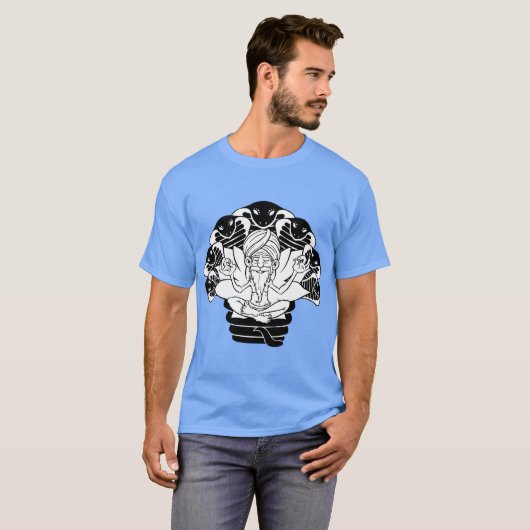 白黒禅 Tシャツ (正面フル)