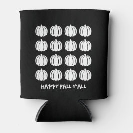 白黒秋デコールパンプキンス 缶クーラー