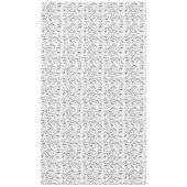 白黒秋収穫パターン感謝祭 テーブルクロス (正面)