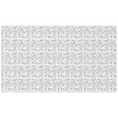 白黒秋収穫パターン感謝祭 テーブルクロス (正面(横))