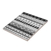 白黒種族パターン タイル (側面)