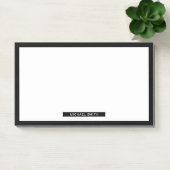 白黒空白の名前をカスタムする ポストイット (オフィス)