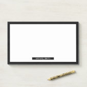 白黒空白の名前をカスタムする ポストイット (デスク)