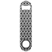 白黒立方体パターン スピード栓抜き (裏面)