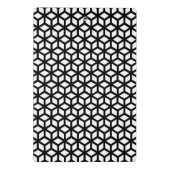 白黒立方体パターン ミニクリップボード (裏面)