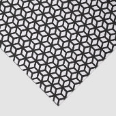 白黒立方体パターン 薄葉紙 (詳細)