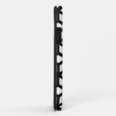 白黒立方体パターン Case-Mate iPhoneケース (裏面/右)
