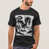 白黒竜 Tシャツ (正面)