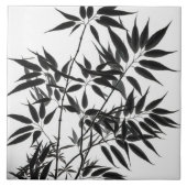 白黒竹 タイル (正面)