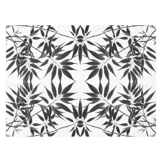 白黒竹 テーブルクロス (正面(横))