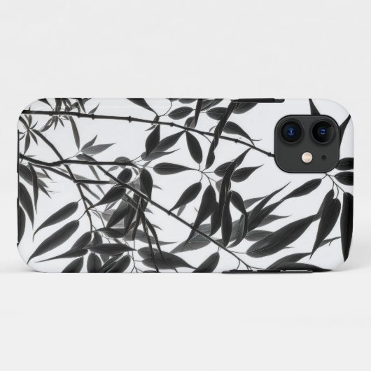 白黒竹 Case-Mate iPhoneケース (裏面(横))