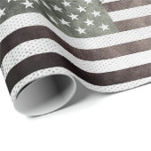 白黒米国旗 ラッピングペーパー (ロールコーナー)