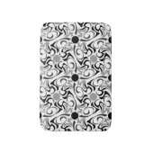 白黒米粒模様 バスマット (正面縦)