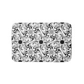 白黒米粒模様 バスマット (正面)