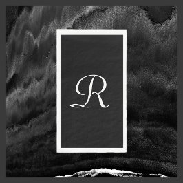 白黒紙ゲモノグラムのストタオル