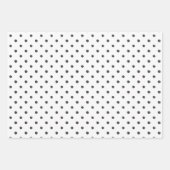 白黒紙トリオ ラッピングペーパーシート (正面)