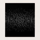 白黒紙吹雪 |座席表 名刺 (内部フラット)