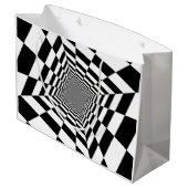 白黒紙抱き枕 ラージペーパーバッグ (裏面アングル)