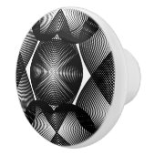 白黒素晴らしセラミックのノブ/プルの外観 セラミックノブ (右)