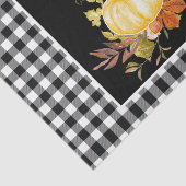 白黒素朴のパンプキン感謝祭 薄葉紙 (詳細)