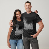 白黒素朴ツリー引用文Tシャツ Tシャツ (ユニセックス)