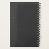 白黒素朴ハートブライダルパーティプランナー プランナー手帳 (裏面)