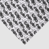 白黒素朴ヒトデと海馬組織 薄葉紙 (詳細)