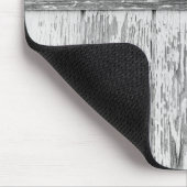 白黒素朴フォト最高のパパイニシャル マウスパッド (コーナー)