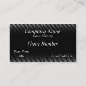 白黒細い縦縞 名刺 (正面)