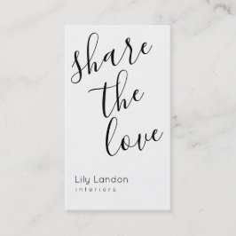 白黒紹介モダン 紹介カード