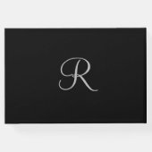 白黒結婚の ゲストブック (裏面)