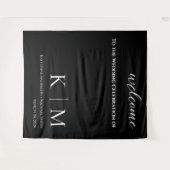 白黒結婚の タペストリー (正面(横))