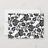 白黒結婚サンキューカード サンキューカード (裏面)