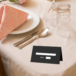 白黒結婚スクリプト プレイスカード