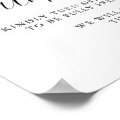 白黒結婚山の施術 ポスター (角)