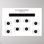 白黒結婚座席計画 ポスター (正面)