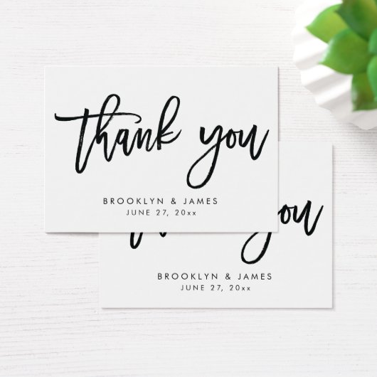 白黒結婚式の引き出物ラベルカード (デスク)