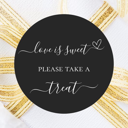 白黒結婚式の引き出物治療 ラウンドシール