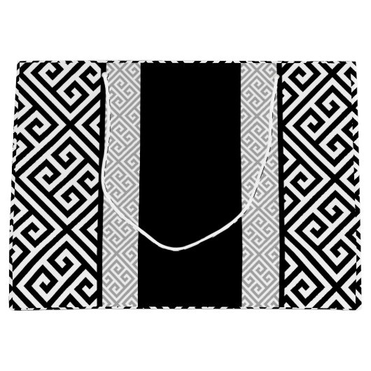 白黒結婚抱き枕 ラージペーパーバッグ (正面)