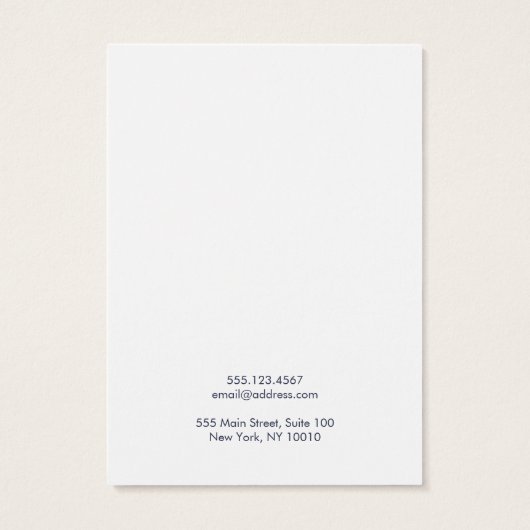 白黒絵を描抽象芸術イヤリング表示カード (裏面)