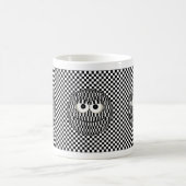白黒絵文字 コーヒーマグカップ (中央)