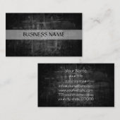 白黒絵画抽象芸術第4条 名刺 (正面/裏面)