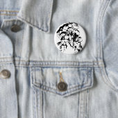 白黒緑のランタン隊 缶バッジ (インサイチュ)