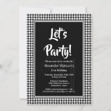 白黒縁ど21歳の誕生日パーティー